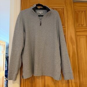 Amazon Essentials Men's Half-Zip Sweater in Heather Gray